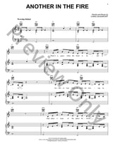 Another In The Fire piano sheet music cover